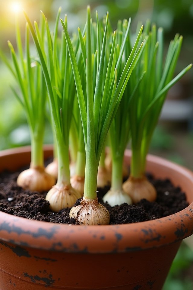 container gardening for onions