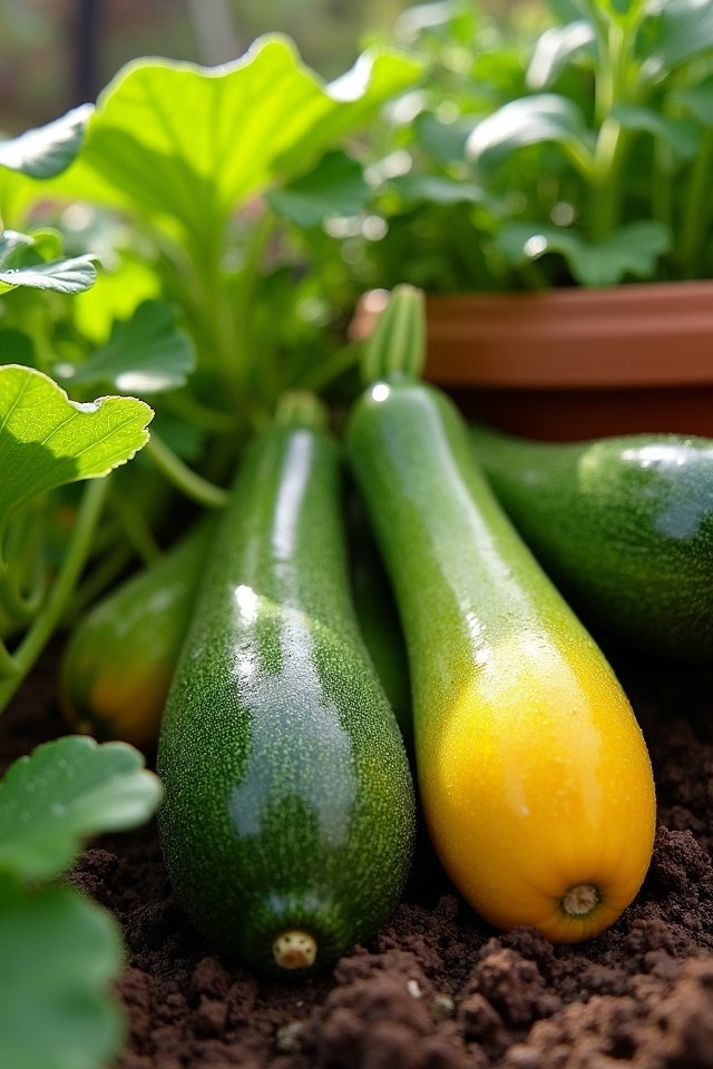 container gardening for zucchini