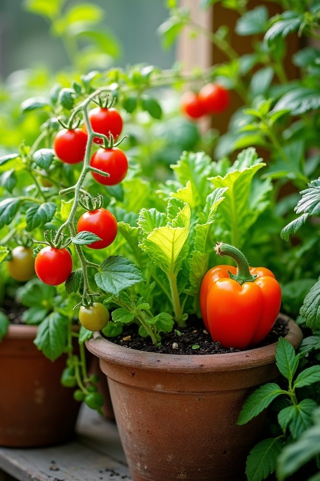 container gardening vegetable selection