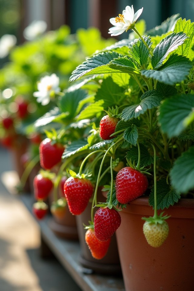 container grown strawberry bliss