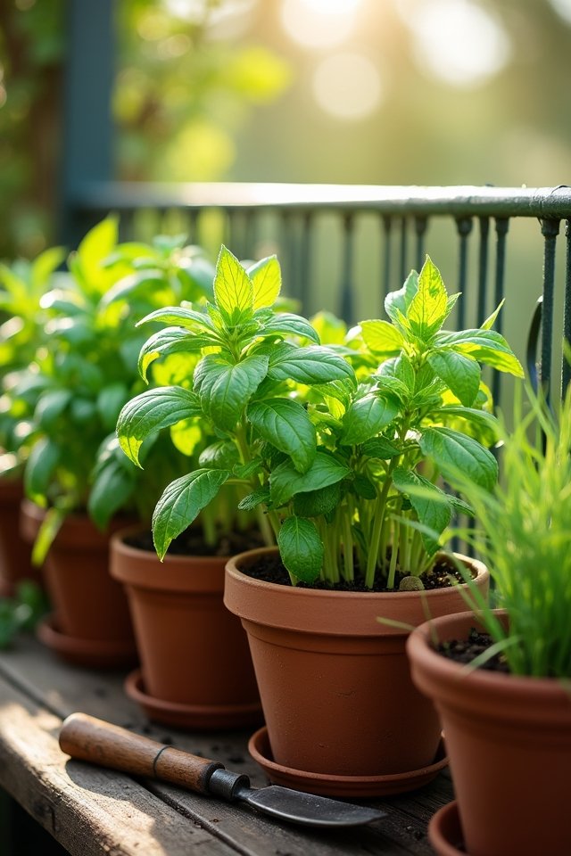 container herb gardening tips