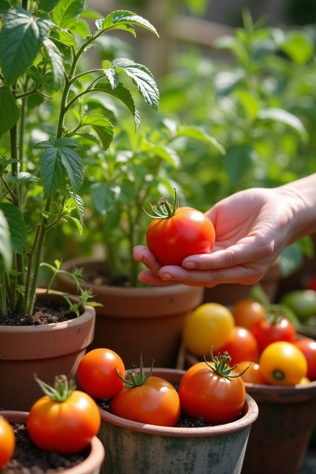 container tomato variety selection