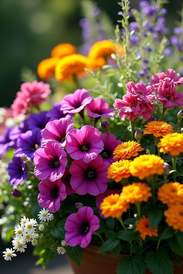 continuous flowering through companion planting