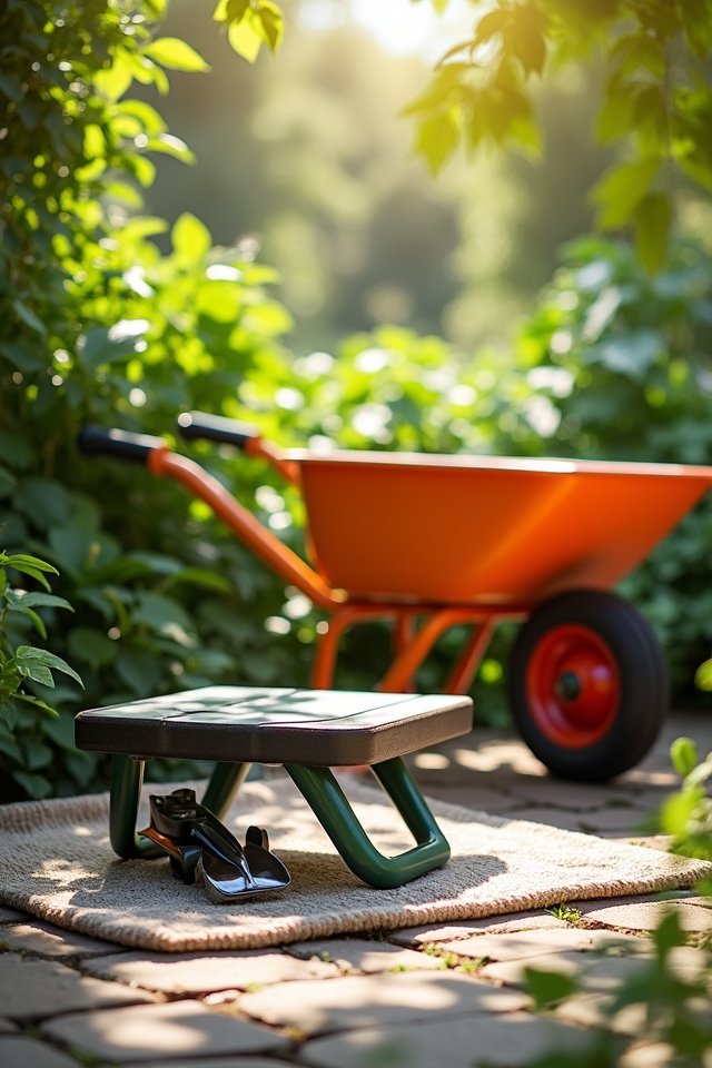 cozy ergonomic garden seating