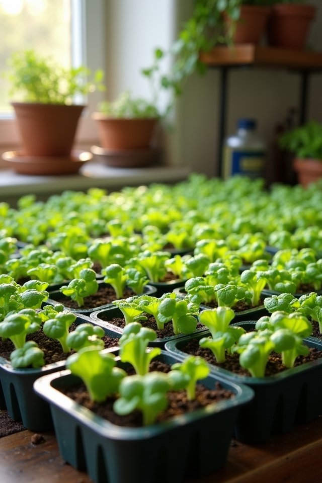 cozy greenhouse for seedlings