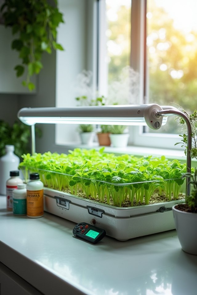 cozy plant growing environment