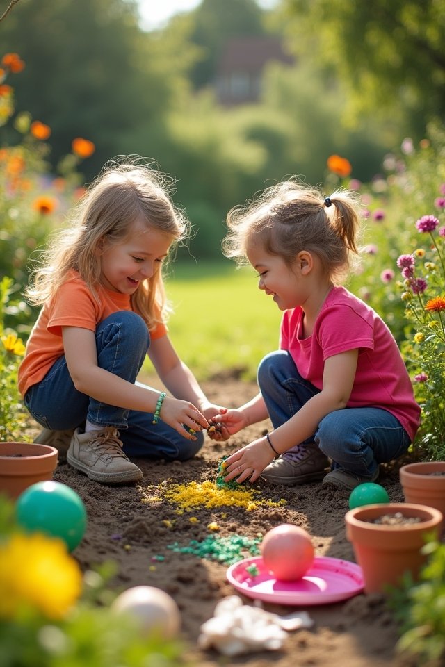 craft colorful seed bombs