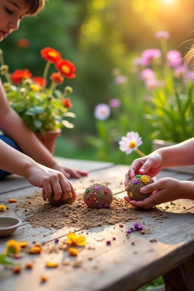 create and release seed bombs