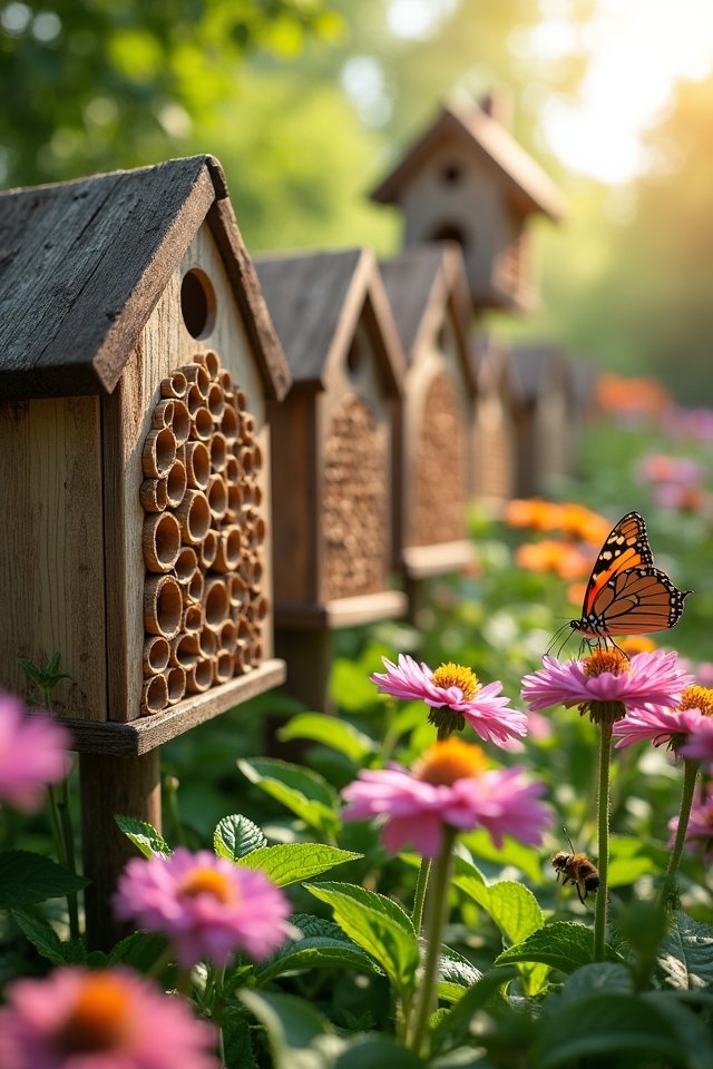create cozy pollinator habitats