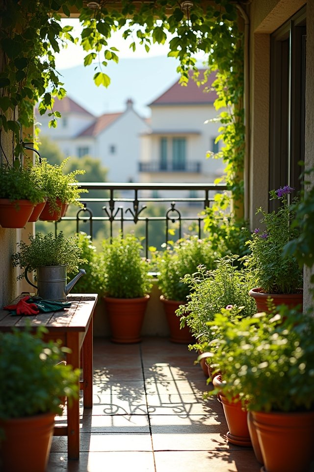 creative balcony space utilization