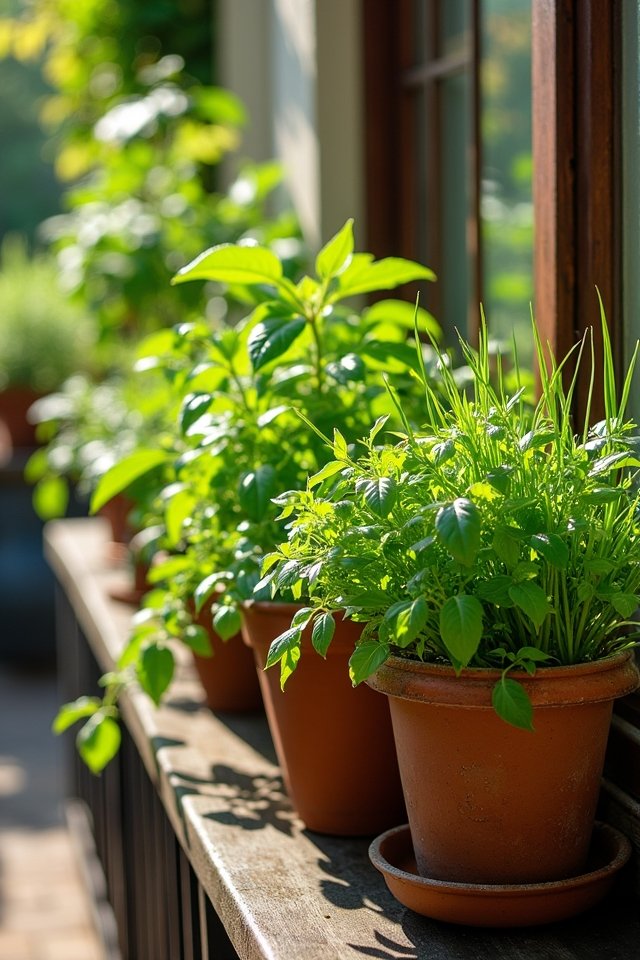 creative container herb gardening