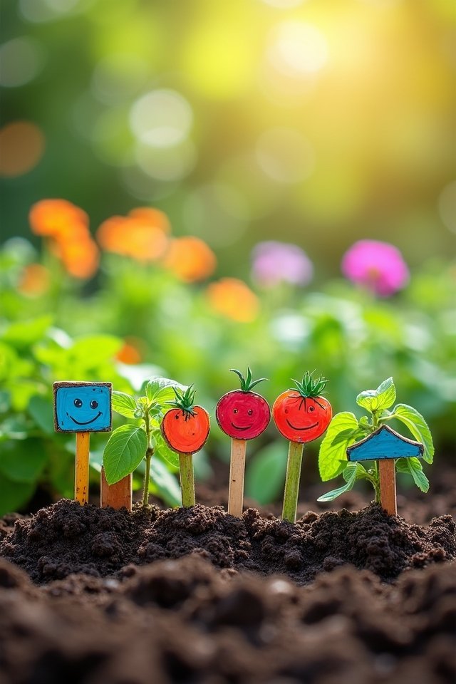 creative custom garden markers