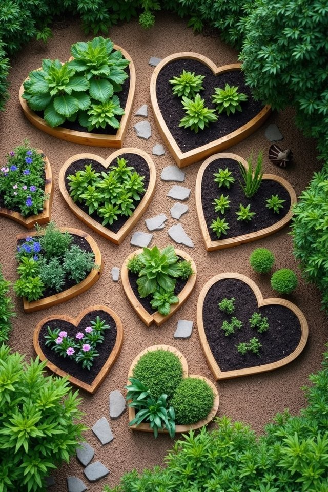 creative garden shape designs