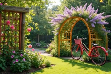 creative garden trellis designs