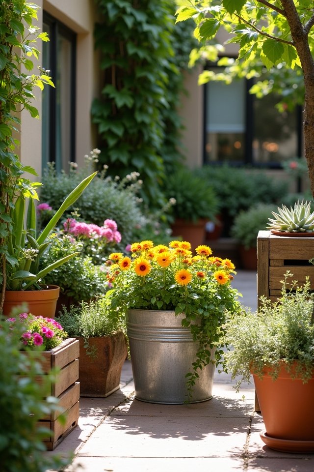creative patio display ideas