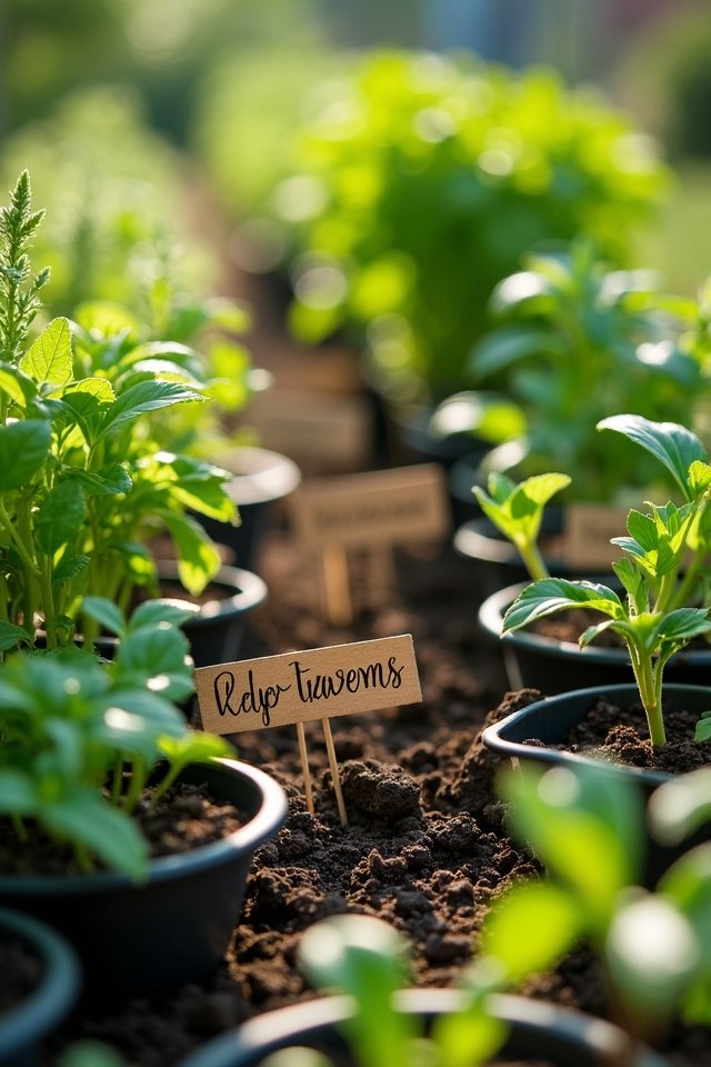 creative plant labeling ideas