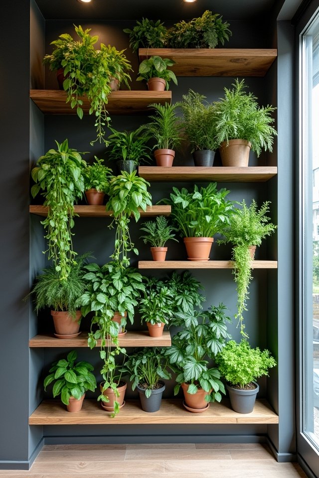 creative plant shelving ideas