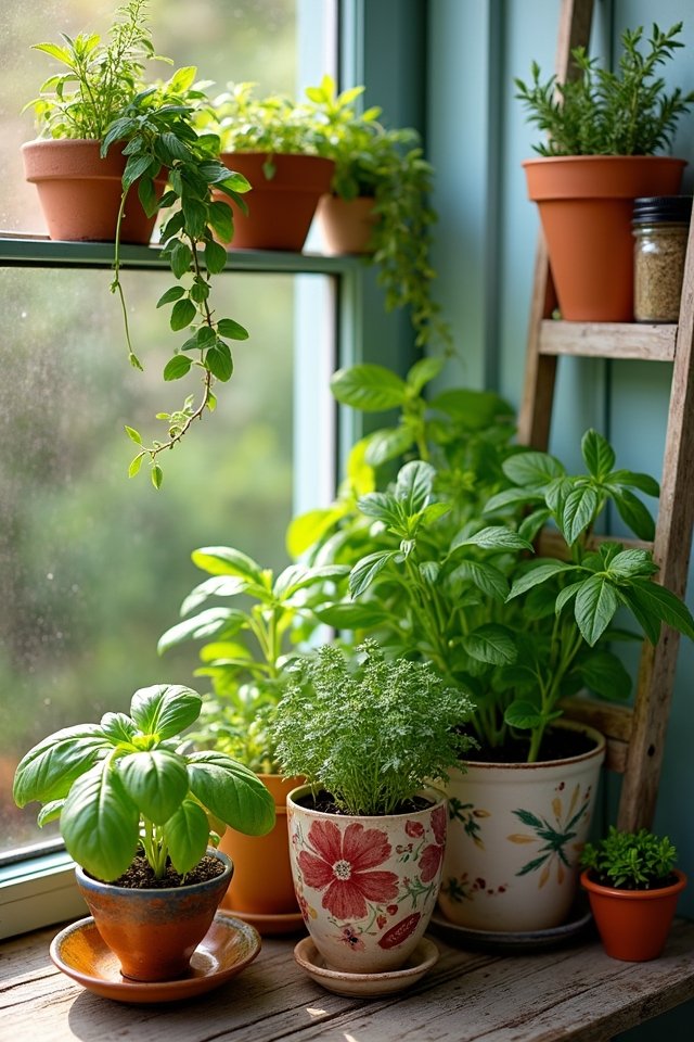 creative vertical herb gardening