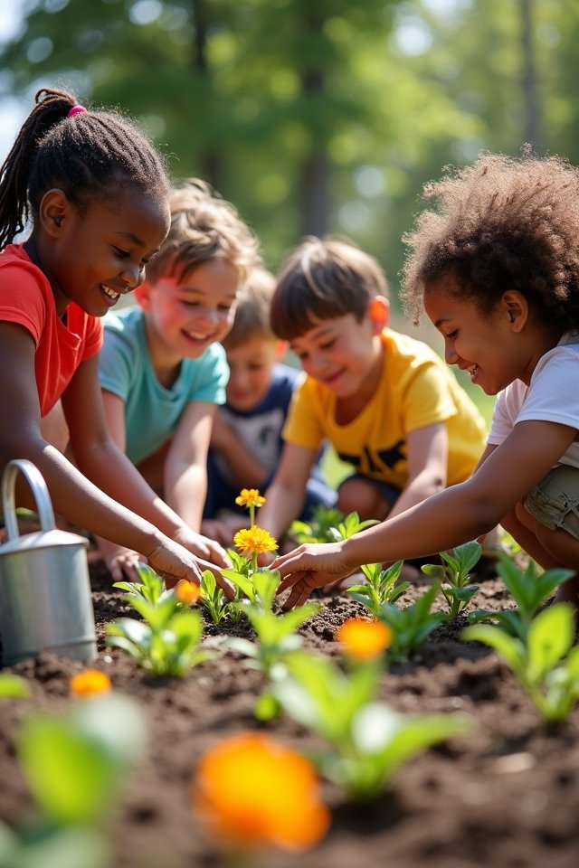 cultivating teamwork through gardening