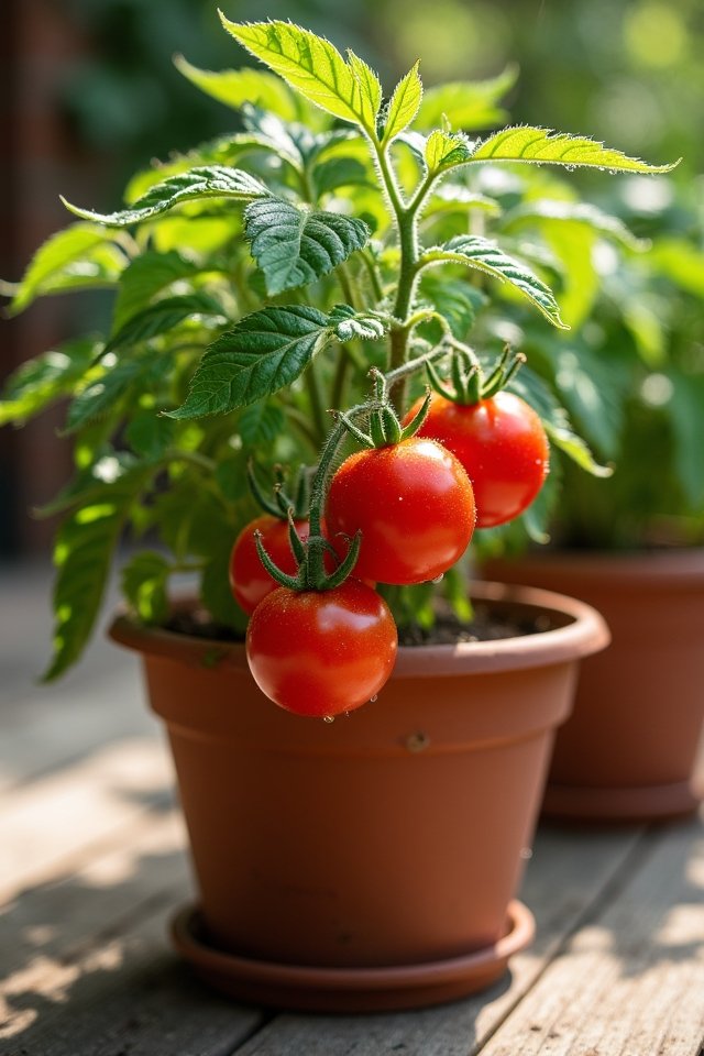 cultivating vibrant container tomatoes