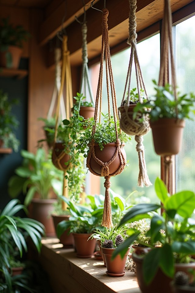 diy seasonal plant hangers