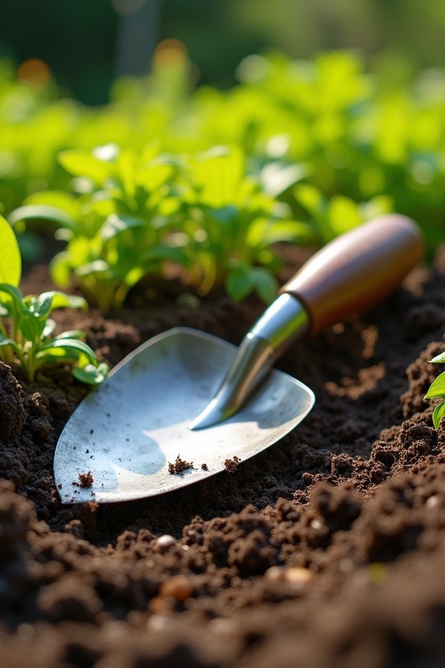 durable ergonomic planting trowels