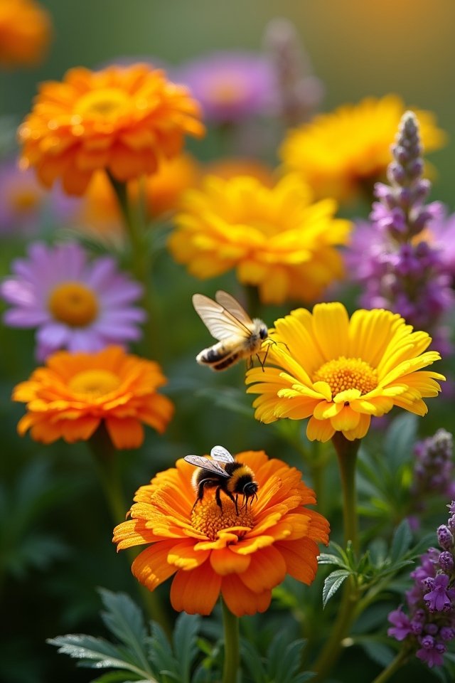 easy care colorful flowers