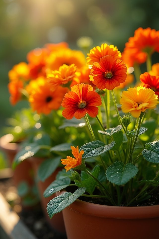 edible vibrant garden flowers