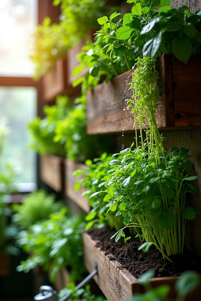 effective vertical garden watering
