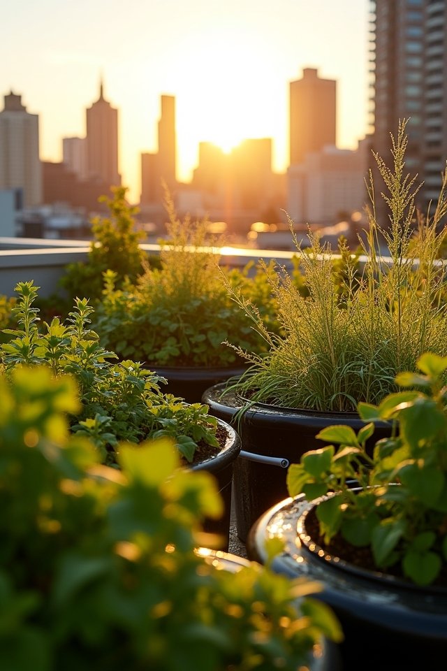 efficient urban garden watering