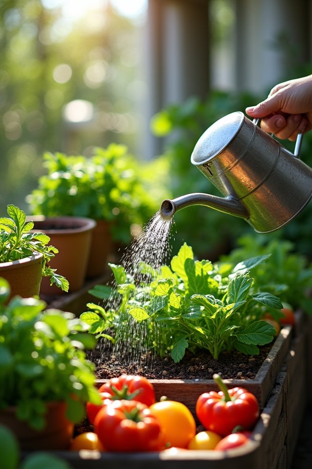 efficient watering for plants