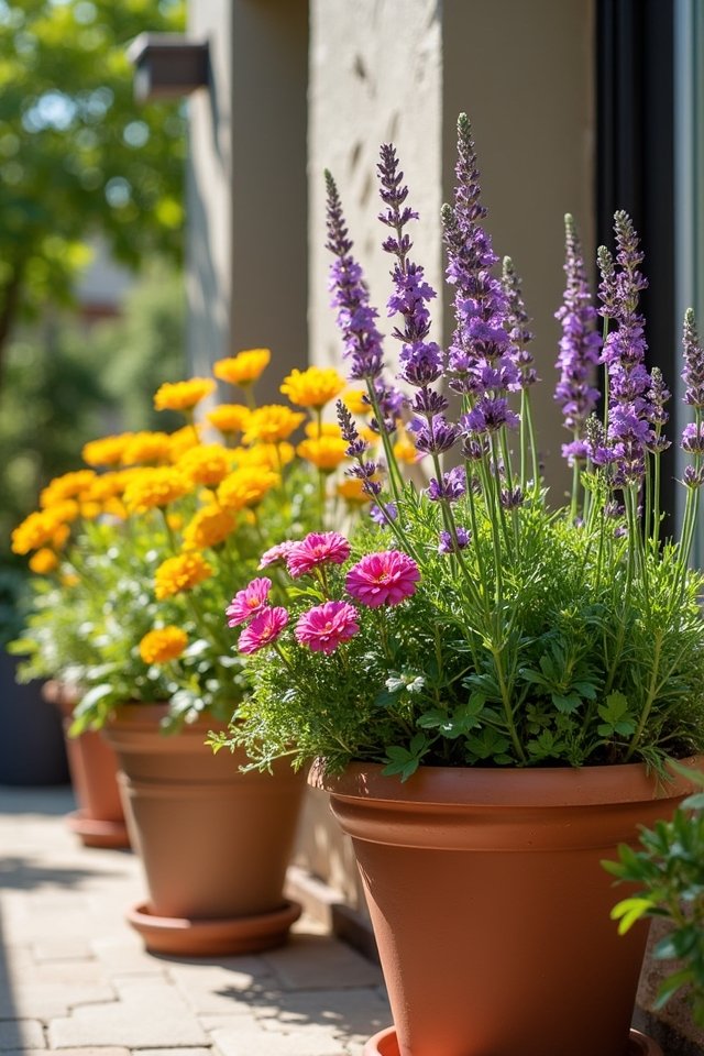 effortless colorful flower displays
