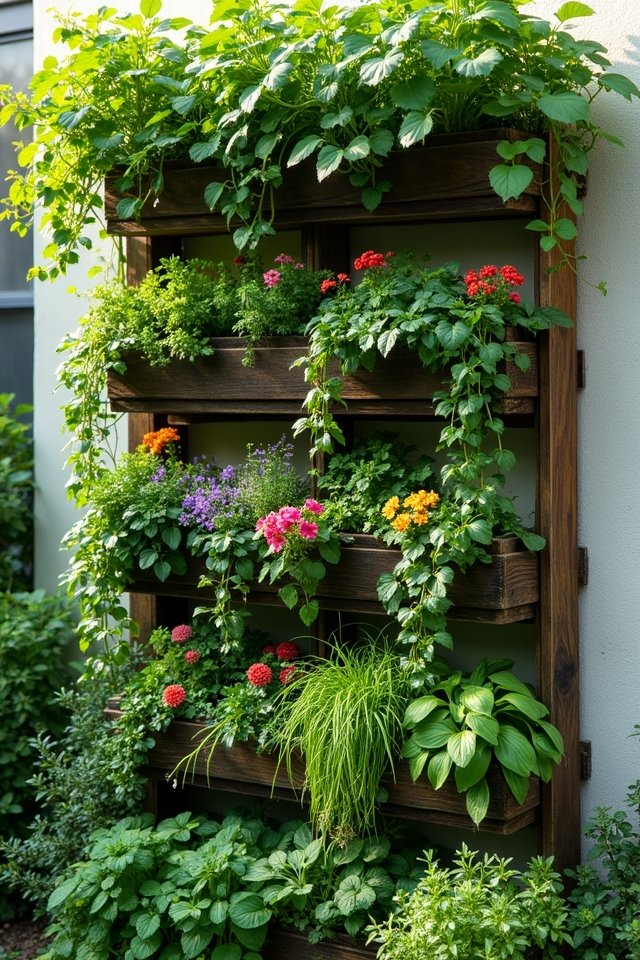 elevate garden with vertical gardening