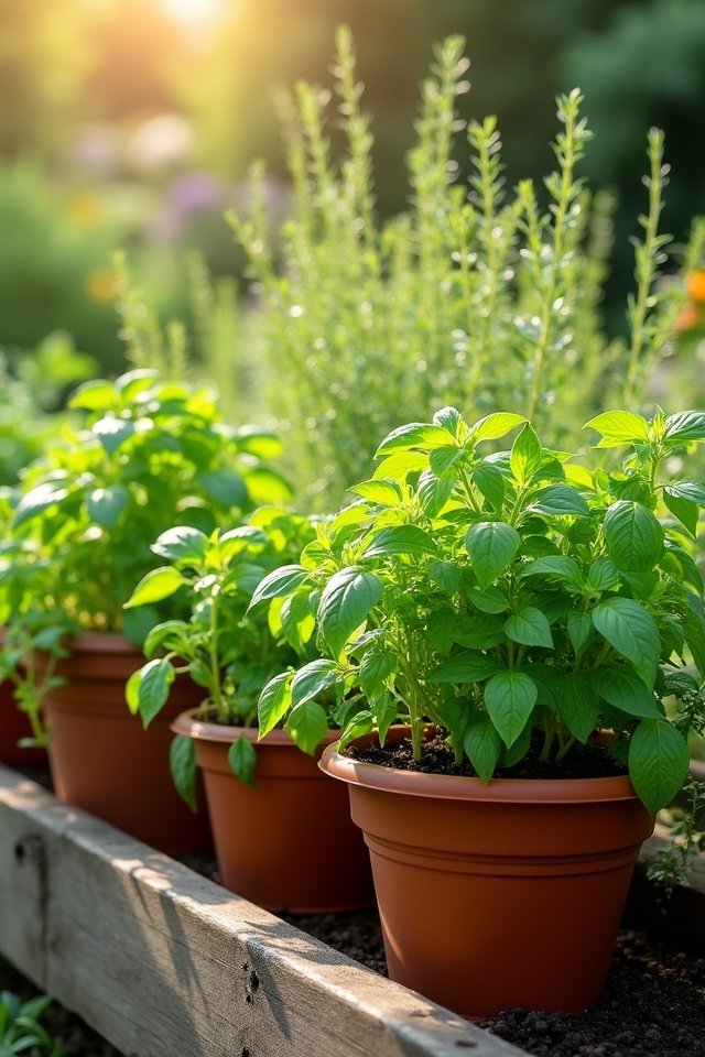 elevated herb gardening experience