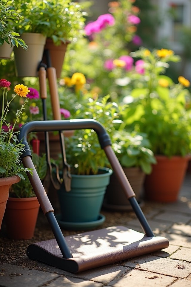 ergonomic folding garden kneeler