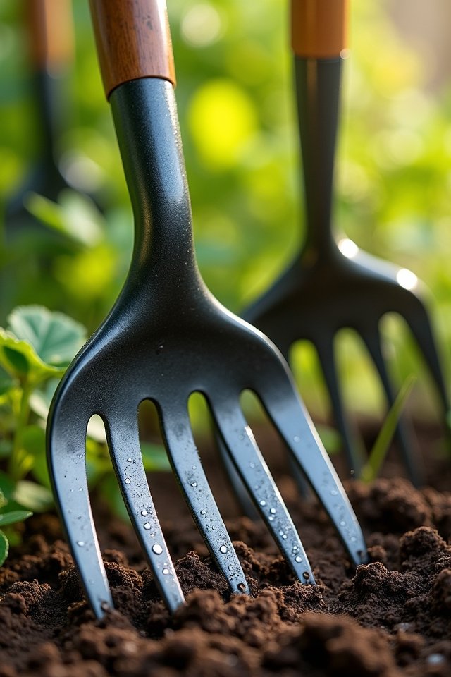ergonomic lightweight garden rakes