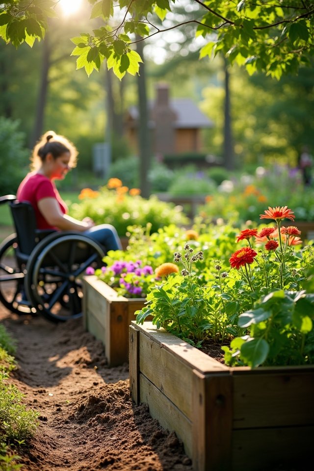 ergonomic raised bed gardening