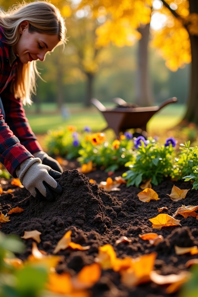 fall composting for nutrients