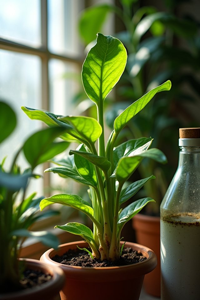 feed plants for growth