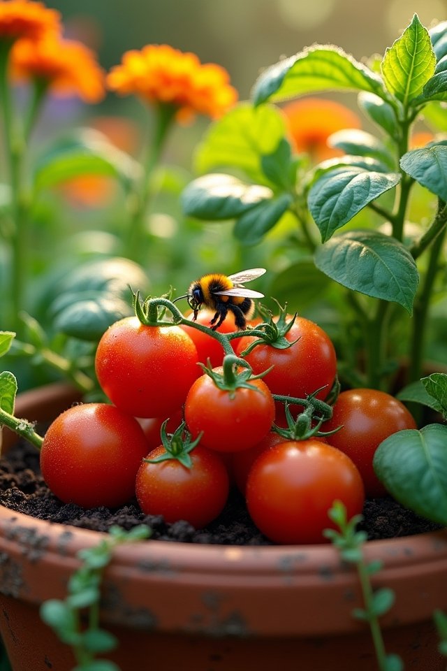 flavorful container grown tomatoes