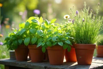 flavorful herb container gardens