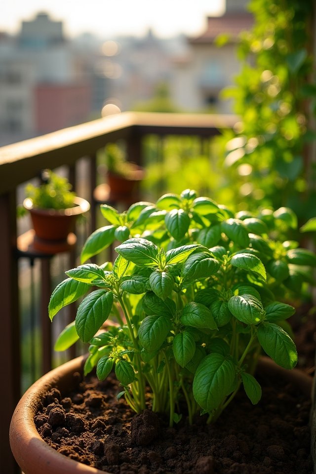 flavorful herbs for balconies