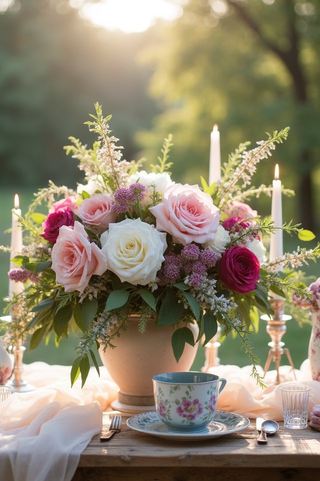 fresh flower wedding centerpieces