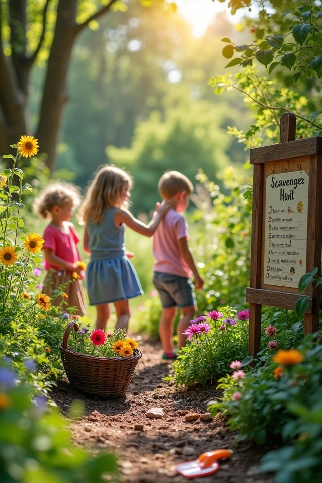 garden adventure scavenger hunt