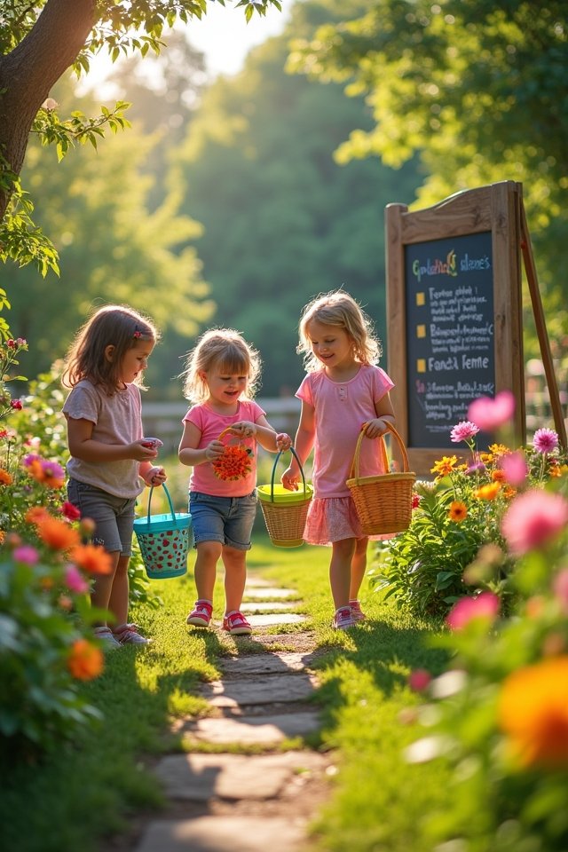 garden exploration treasure hunt