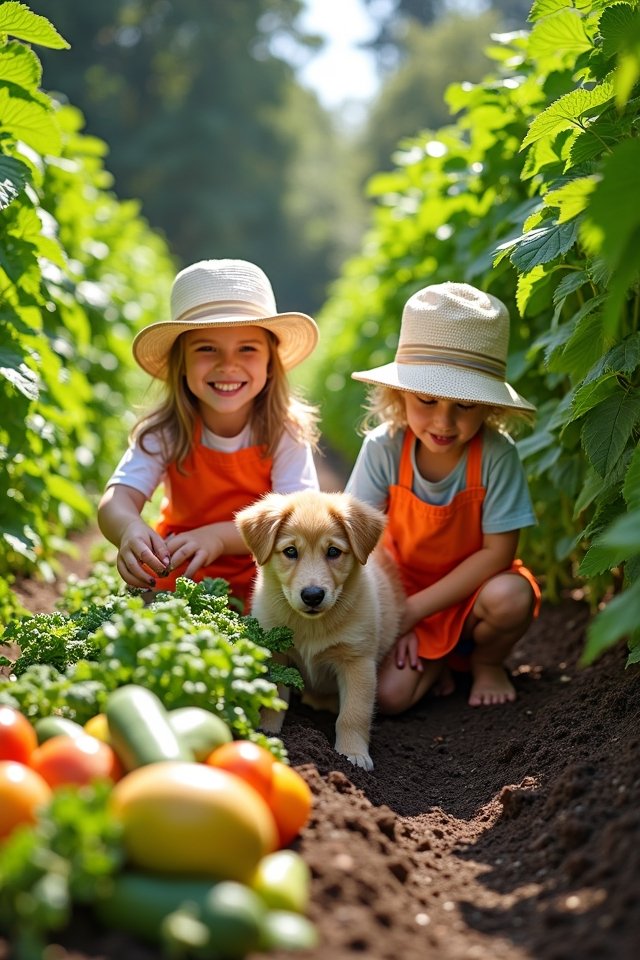 garden games and creativity
