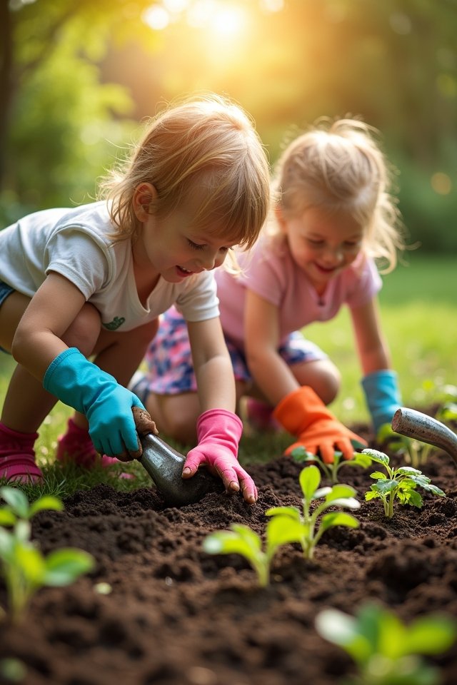 gardening as active play