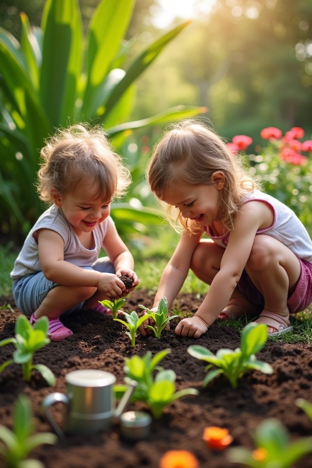 gardening enhances physical skills