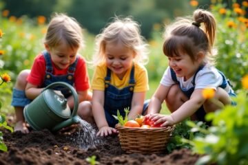 gardening promotes children s development