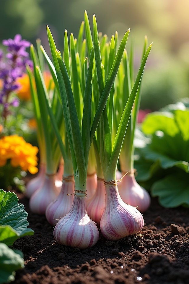 garlic benefits vegetable gardening